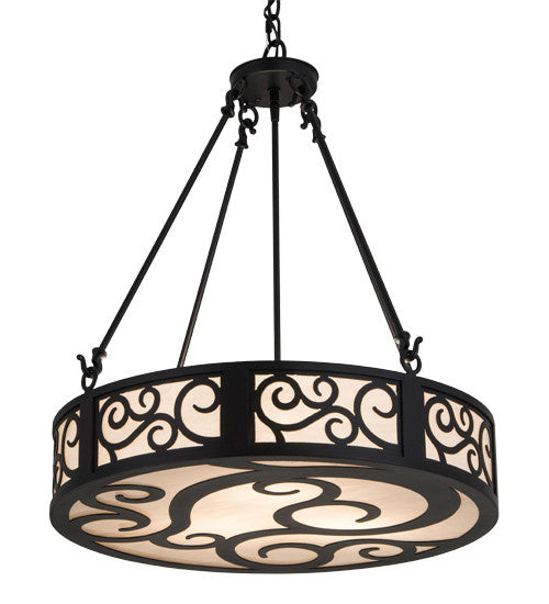 2nd Avenue - 871493.24.3BLKTEX.FASA - Three Light Pendant - Dean - Textured Black