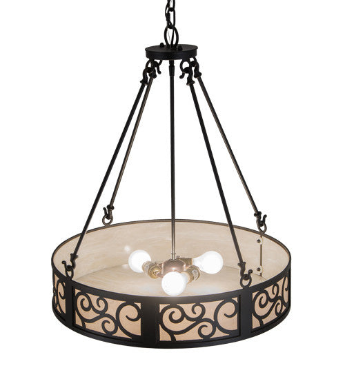 2nd Avenue - 871493.24.3BLKTEX.FASA - Three Light Pendant - Dean - Textured Black