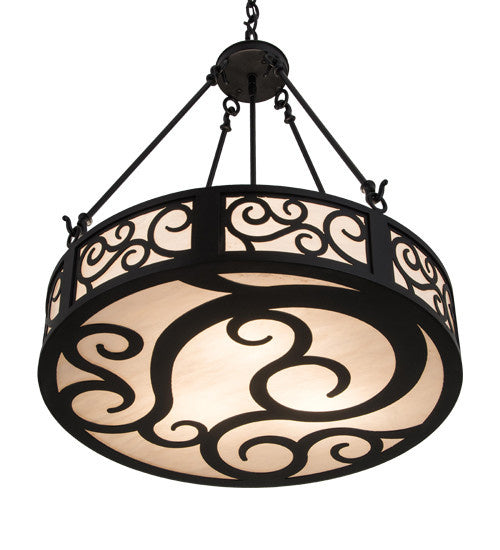 2nd Avenue - 871493.24.3BLKTEX.FASA - Three Light Pendant - Dean - Textured Black