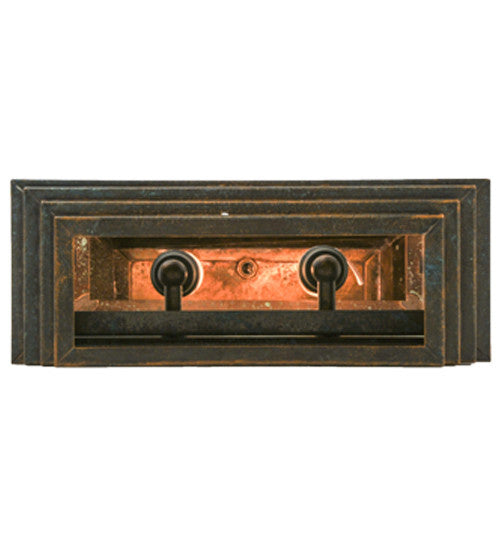 2nd Avenue - 204267-1 - Two Light Wall Sconce - Bastille - Golden Bronze