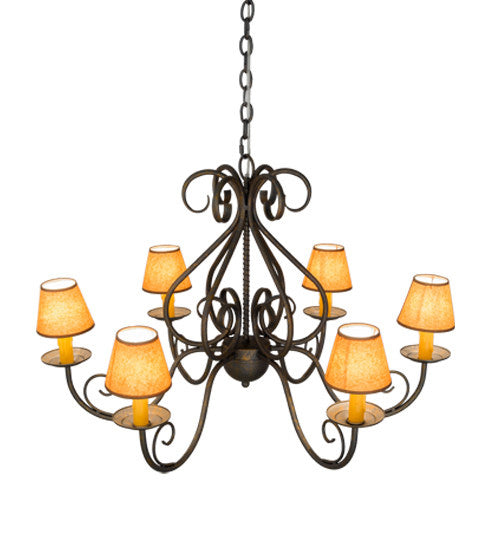 2nd Avenue - 87948.36.074U - Six Light Chandelier - Jenna - French Bronze