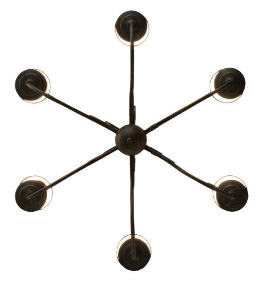 2nd Avenue - 87948.36.074U - Six Light Chandelier - Jenna - French Bronze