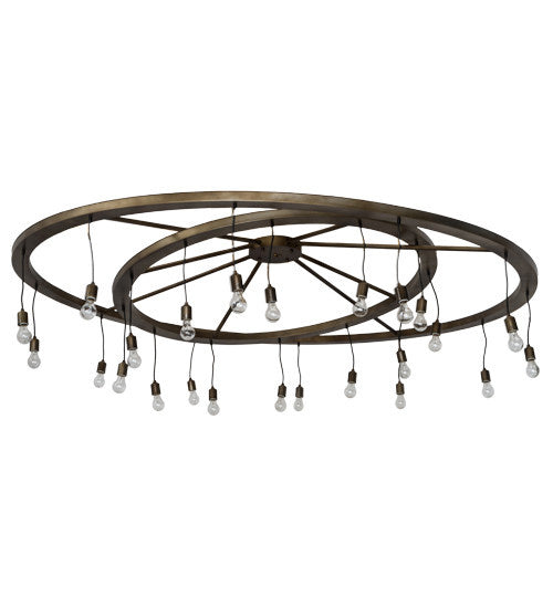 2nd Avenue - 204278-2 - 24 Light Chandelier - Donner - Antique Hammered Gold