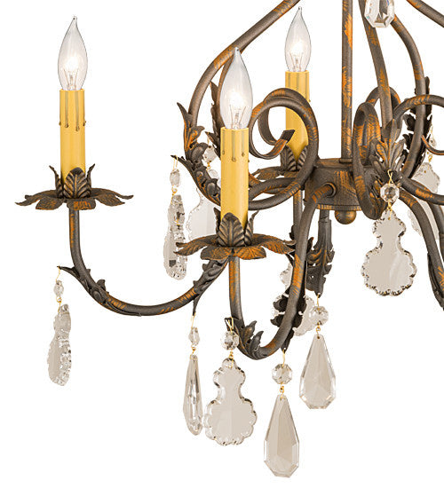 2nd Avenue - 87896.24.X.074U - Five Light Chandelier - Chantilly - French Bronze