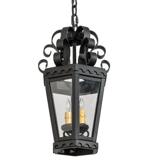 2nd Avenue - 871464.10.3BLK - Two Light Pendant - Cadenza - Black Texture