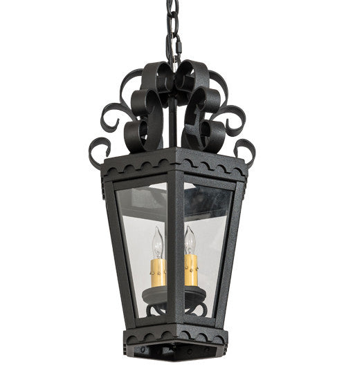 2nd Avenue - 871464.10.3BLK - Two Light Pendant - Cadenza - Black Texture