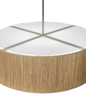 2nd Avenue - 62768-1 - Four Light Pendant - Cilindro - Natural Aluminum