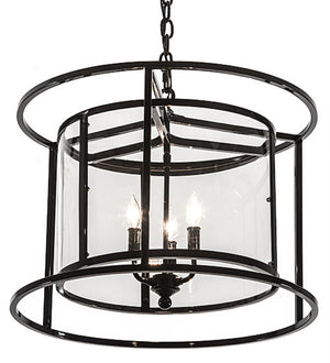 2nd Avenue - 201919-45 - Three Light Pendant - Kitzi - Mirror Black