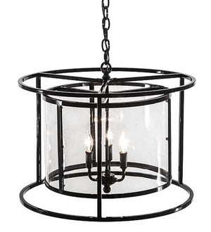 2nd Avenue - 201919-45 - Three Light Pendant - Kitzi - Mirror Black