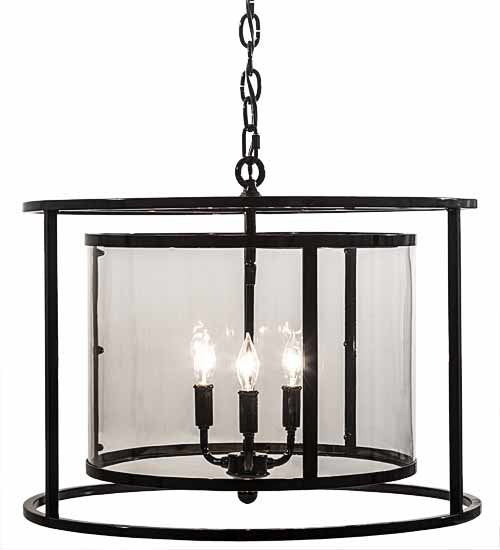 2nd Avenue - 201919-45 - Three Light Pendant - Kitzi - Mirror Black