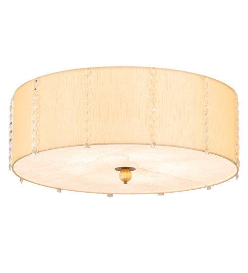 2nd Avenue - 64892-18A - LED Flush Mount - Cilindro - Brass/White/Gold