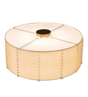 2nd Avenue - 64892-24A - LED Flush Mount - Cilindro - Brass/White/Gold