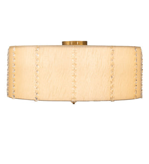 2nd Avenue - 64892-24A - LED Flush Mount - Cilindro - Brass/White/Gold