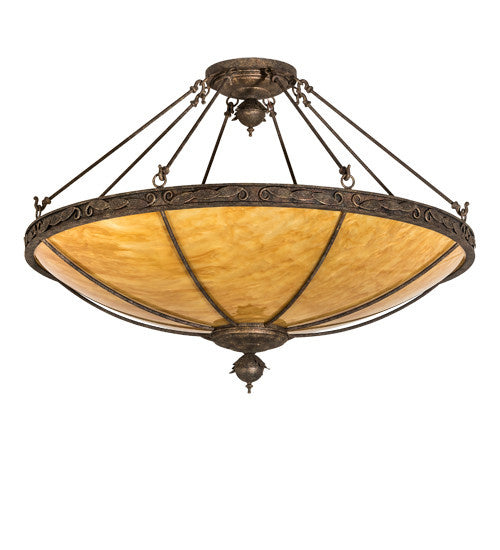 2nd Avenue - 2184-5 - Eight Light Flush Mount - Arabesque - Baroque