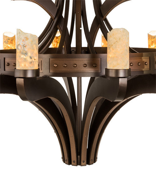 2nd Avenue - 57620-6 - 21 Light Chandelier - Castilla - Mahogany Bronze/C-Mahogany Bronze