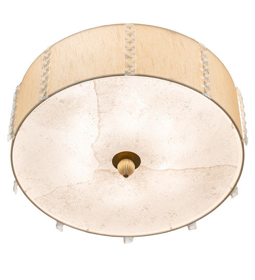 2nd Avenue - 64892-16D - LED Flush Mount - Cilindro - Brass/White/Gold