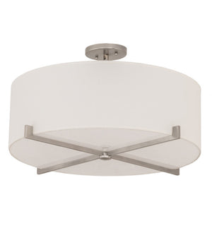 2nd Avenue - S12447-41 - Four Light Flush Mount - Cilindro - Brushed Nickel