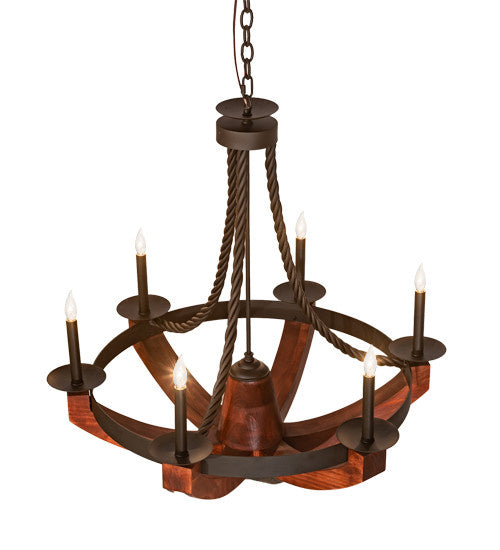 2nd Avenue - S20549-4 - Six Light Chandelier - Doyle - Oil Rubbed Bronze