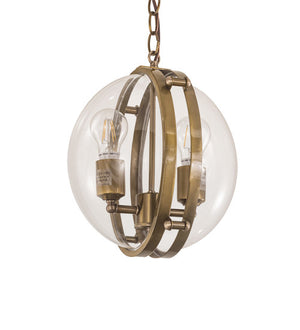 2nd Avenue - 736-39 - LED Pendant - Bola - Brass