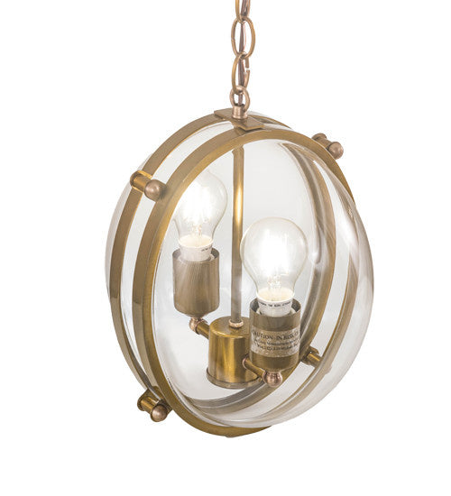 2nd Avenue - 736-39 - LED Pendant - Bola - Brass