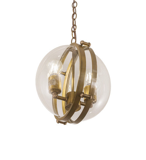 2nd Avenue - 736-39 - LED Pendant - Bola - Brass