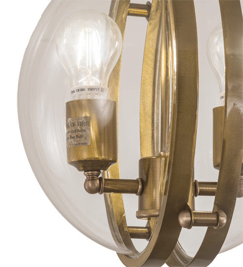 2nd Avenue - 736-39 - LED Pendant - Bola - Brass