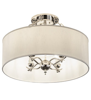 2nd Avenue - 217888-57.PN - Four Light Semi Flush Mount - Cilindro - Polished Nickel