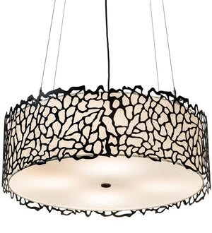 2nd Avenue - 53913-3 - LED Pendant - Parmecia - Black Textured