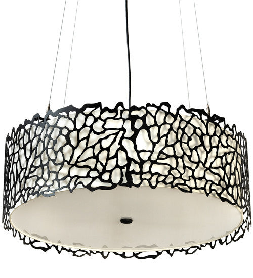 2nd Avenue - 53913-3 - LED Pendant - Parmecia - Black Textured