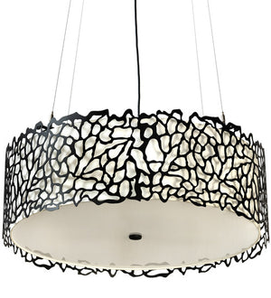 2nd Avenue - 53913-3 - LED Pendant - Parmecia - Black Textured