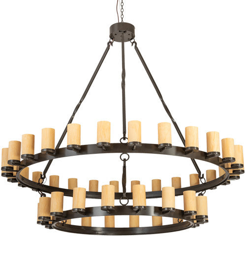 2nd Avenue - 48259-1206 - 46 Light Chandelier - Noziroh Ring - Timeless Bronze