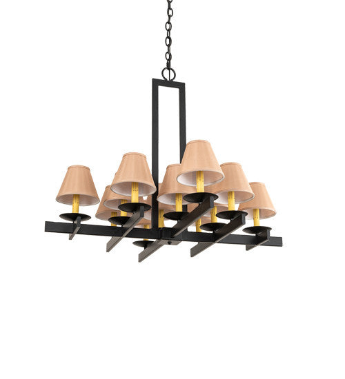 2nd Avenue - 871354.36.TF.6.0.072U - 12 Light Chandelier - Dante - Blackwash