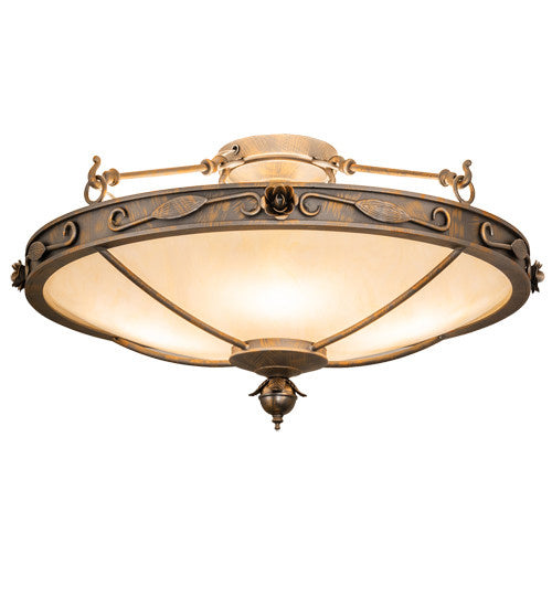 2nd Avenue - 87820.26.16.074U - Four Light Flush Mount - Arabesque - French Bronze