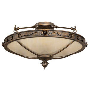 2nd Avenue - 87820.26.16.074U - Four Light Flush Mount - Arabesque - French Bronze