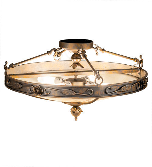 2nd Avenue - 87820.26.16.074U - Four Light Flush Mount - Arabesque - French Bronze