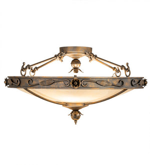 2nd Avenue - 87820.26.16.074U - Four Light Flush Mount - Arabesque - French Bronze