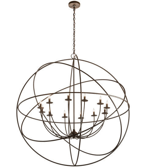 2nd Avenue - 29875-2 - 12 Light Chandelier - Atom Enerjisi - Oil Rubbed Bronze