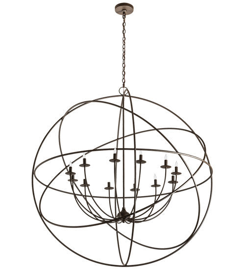 2nd Avenue - 29875-2 - 12 Light Chandelier - Atom Enerjisi - Oil Rubbed Bronze