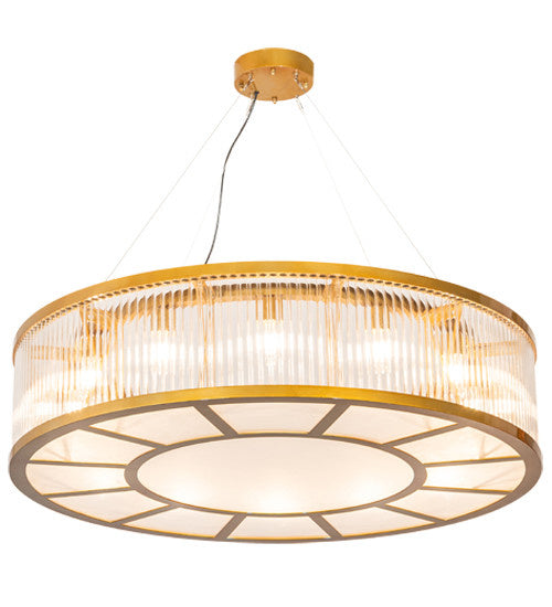 2nd Avenue - 9738-6 - 12 Light Pendant - Marquee - Matte Buttered Brass