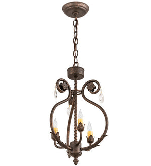 2nd Avenue - 01.0986.12.X.216U - Three Light Chandelier - Antonia - Gilded Tobacco