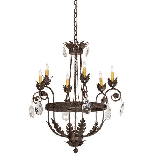 2nd Avenue - 01.0986.26.X.216U - Six Light Chandelier - Antonia - Gilded Tobacco