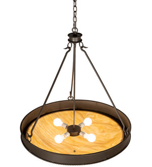 2nd Avenue - 05.1114.30.TI.3WI - Four Light Pendant - Phoebus - Wrought Iron