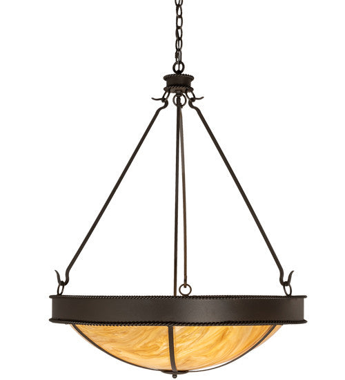 2nd Avenue - 05.1114.30.TI.3WI - Four Light Pendant - Phoebus - Wrought Iron