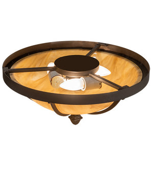 2nd Avenue - 05.0983.16.TI.3WI - Three Light Flush Mount - Dominga - Wrought Iron