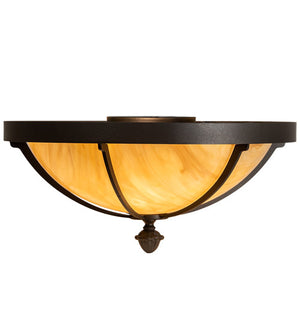 2nd Avenue - 05.0983.16.TI.3WI - Three Light Flush Mount - Dominga - Wrought Iron