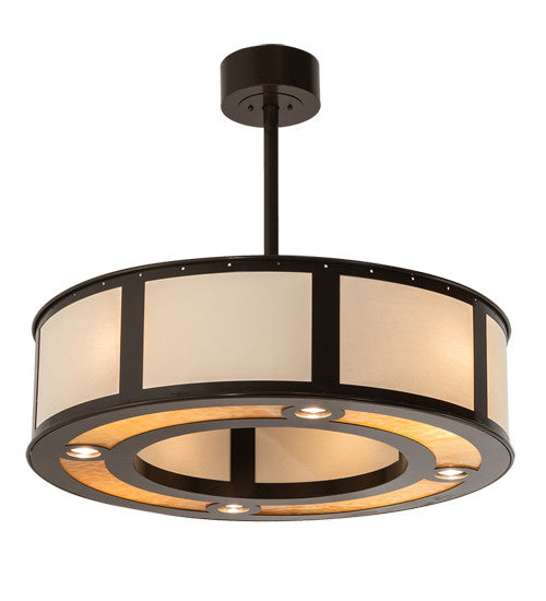 2nd Avenue - 55213-260 - Eight Light Pendant - Maplewood - Timeless Bronze