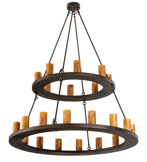 2nd Avenue - 35899-1500 - 24 Light Chandelier - Loxley - Mahogany Bronze