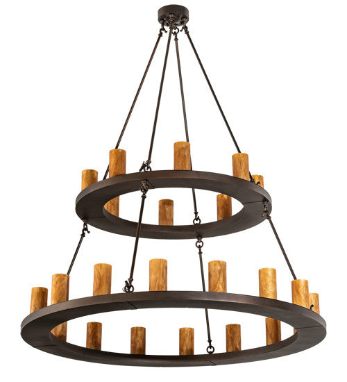 2nd Avenue - 35899-1500 - 24 Light Chandelier - Loxley - Mahogany Bronze