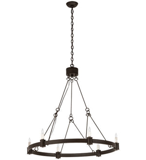 2nd Avenue - 50045-11.12FT - Six Light Chandelier - Kenosha - Oil Rubbed Bronze