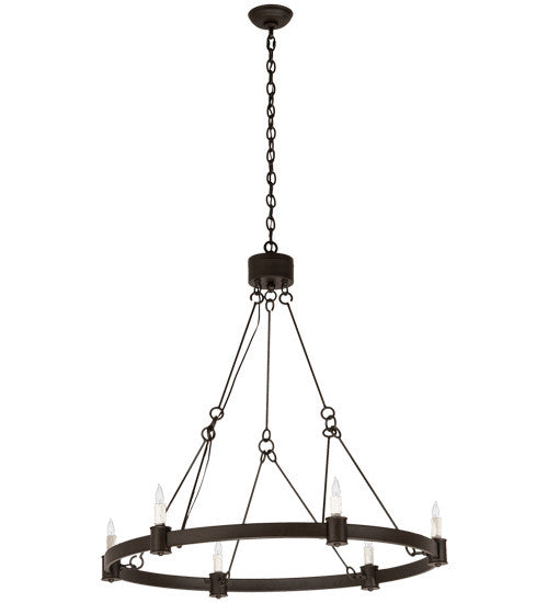 2nd Avenue - 50045-11.12FT - Six Light Chandelier - Kenosha - Oil Rubbed Bronze